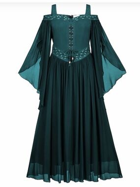 HolyClothing Boho Medieval Dress Sz Small NWT